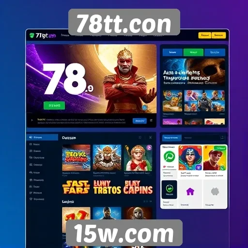 Análise da interface do usuário do site 78tt.con